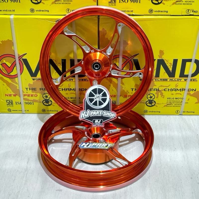 VND Velg New Speed F : 1.85x14 & R : 2.15x14 - Vario 125/ Vario 150 velg vnd new vario 125&150 old