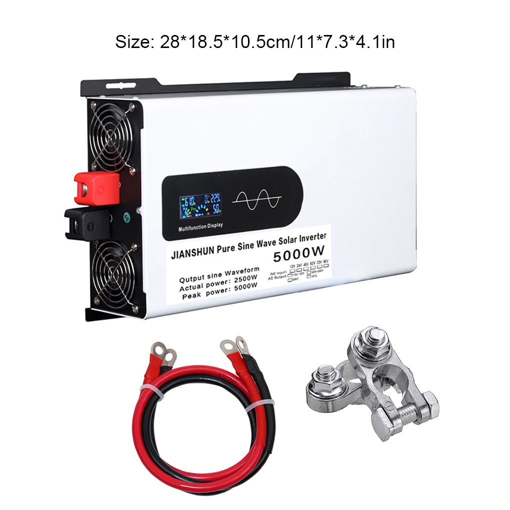 IMPORT CAR PURE SINE WAVE INVERTER 5000W MAX INVERTER PURE SINE WAVE CONVERTER DURABLE CONVENIENT