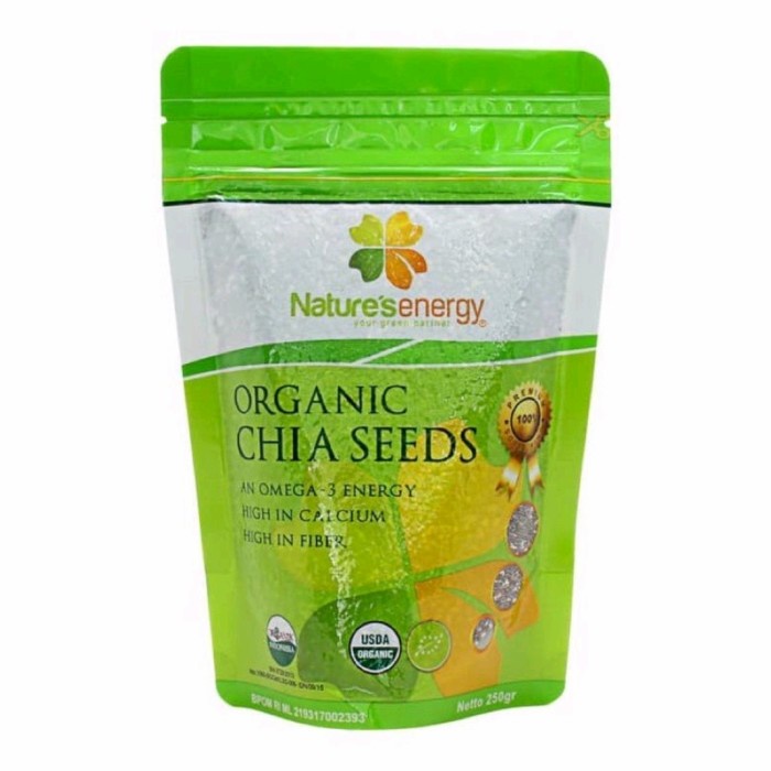 

Nature's Energy Chia Seeds 250gr - Organic Chia Seed Natures Energy