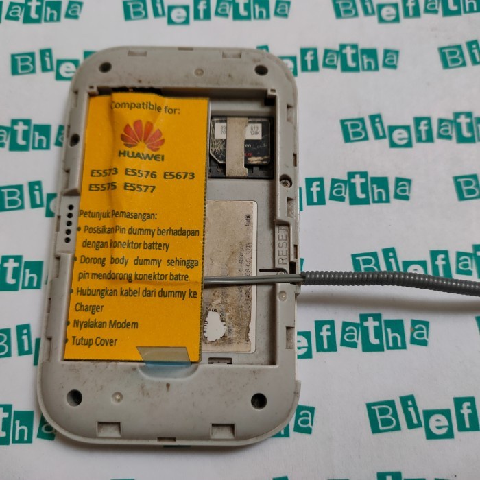 (Good) Dummy / Fake Battery/Baterai/Batre Modem Wifi Smartfren Andromax M2P