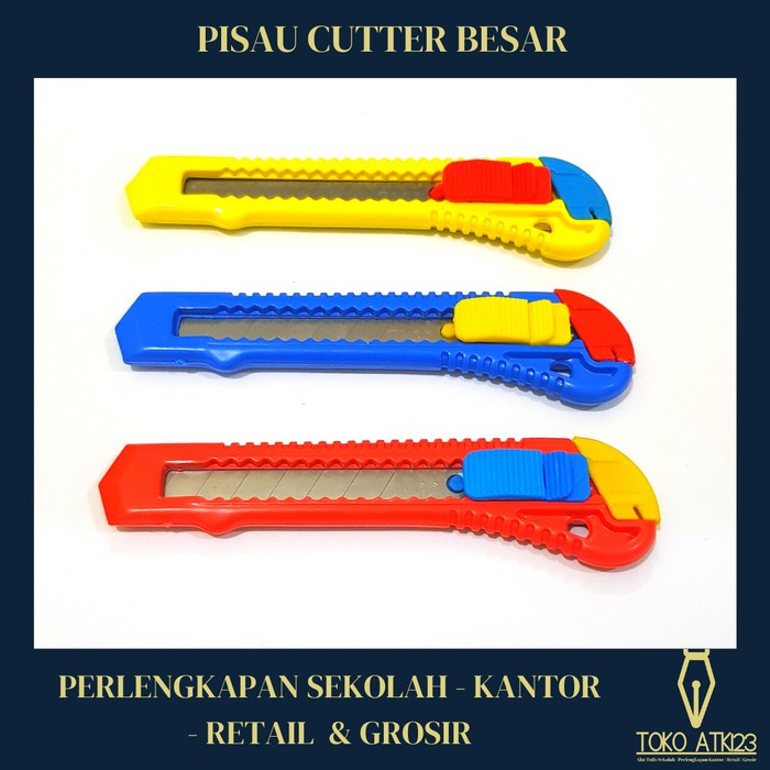 

(BestSeller) Cutter / Pemotong Kertas / Pisau Cutter Besar
