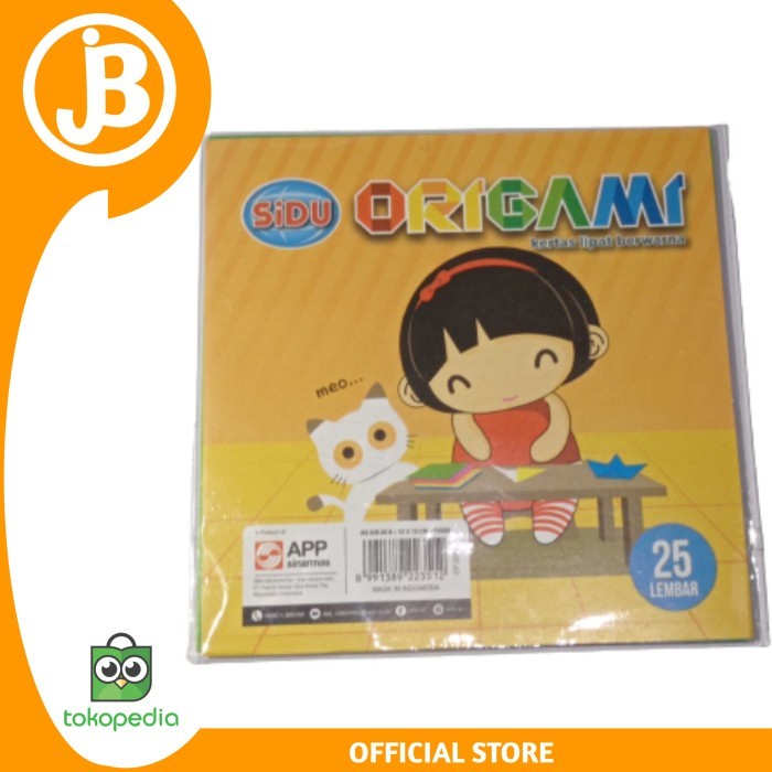 

(BestSeller) Kertas Lipat Origami 12 x 12 SIDU 25 Lembar