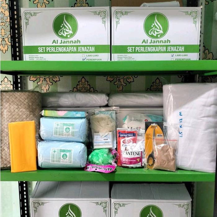 

SET PERLENGKAPAN JENAZAH KAIN KAFAN SIAP PAKAI AKHWAT