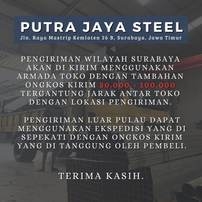 (BestSeller) ATAP SENG GALVALUM SPANDEK GALVALUM 030