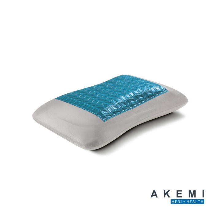 Terbaik Akemi M+H Ortho Hydro Gel Bamboo Charcoal Memory Pillow.