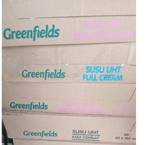 

(BestSeller) Susu UHT greenfields 105ml 1 dus isi 40pcs ed. bulan 6 2025