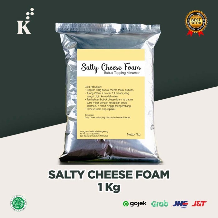 

(BestSeller) SALTY cream cheese foam / cheese tea / machhiato / cheese cream foam 1 Kg