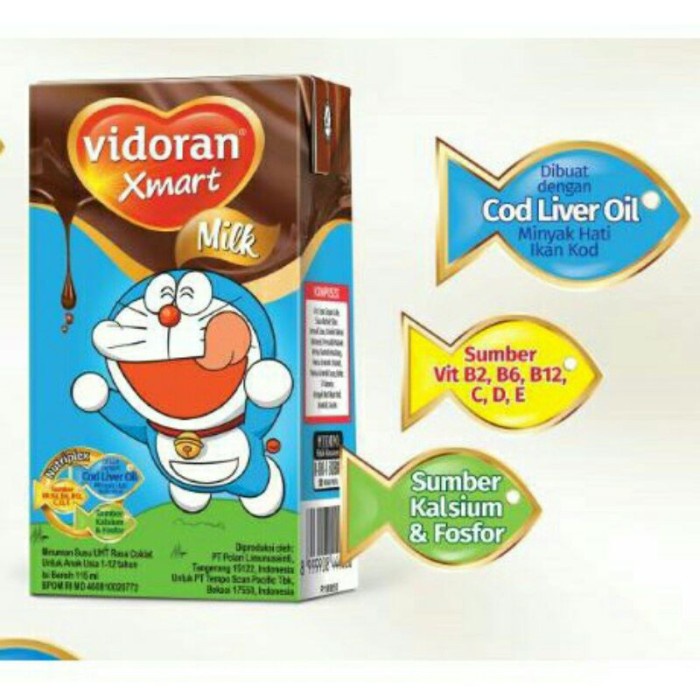 

(BestSeller) Vidoran X-mart Susu Cair (UHT) 110ml 40 Box
