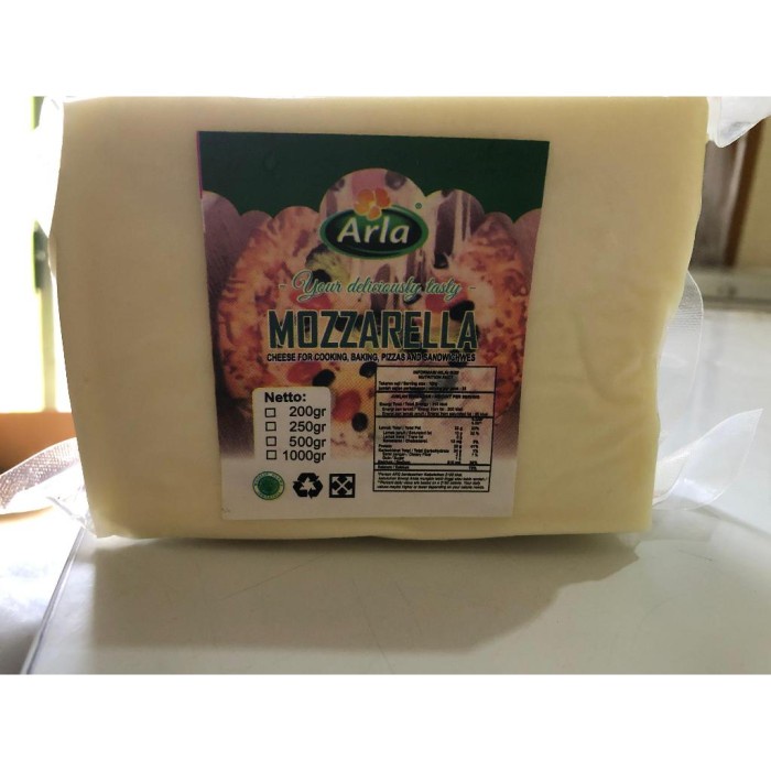 

(BestSeller) Arla Mozzarella 1kg Import Denmark (Halal)