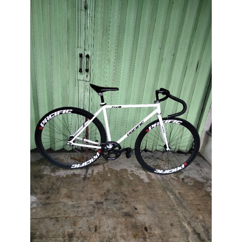 Sepeda Fixie 700c ( 3 Varian Frame PACIFIC / UNITED / LOKAL ) Rem Doltrape Dan Terpedo
