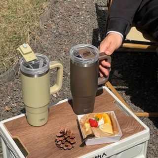 Berkualitas Tyeso Jumbo Tumbler Gagang Stainless 1200Ml / Tumbler Tyeso Ukuran Besar / Tyeso Tumbler