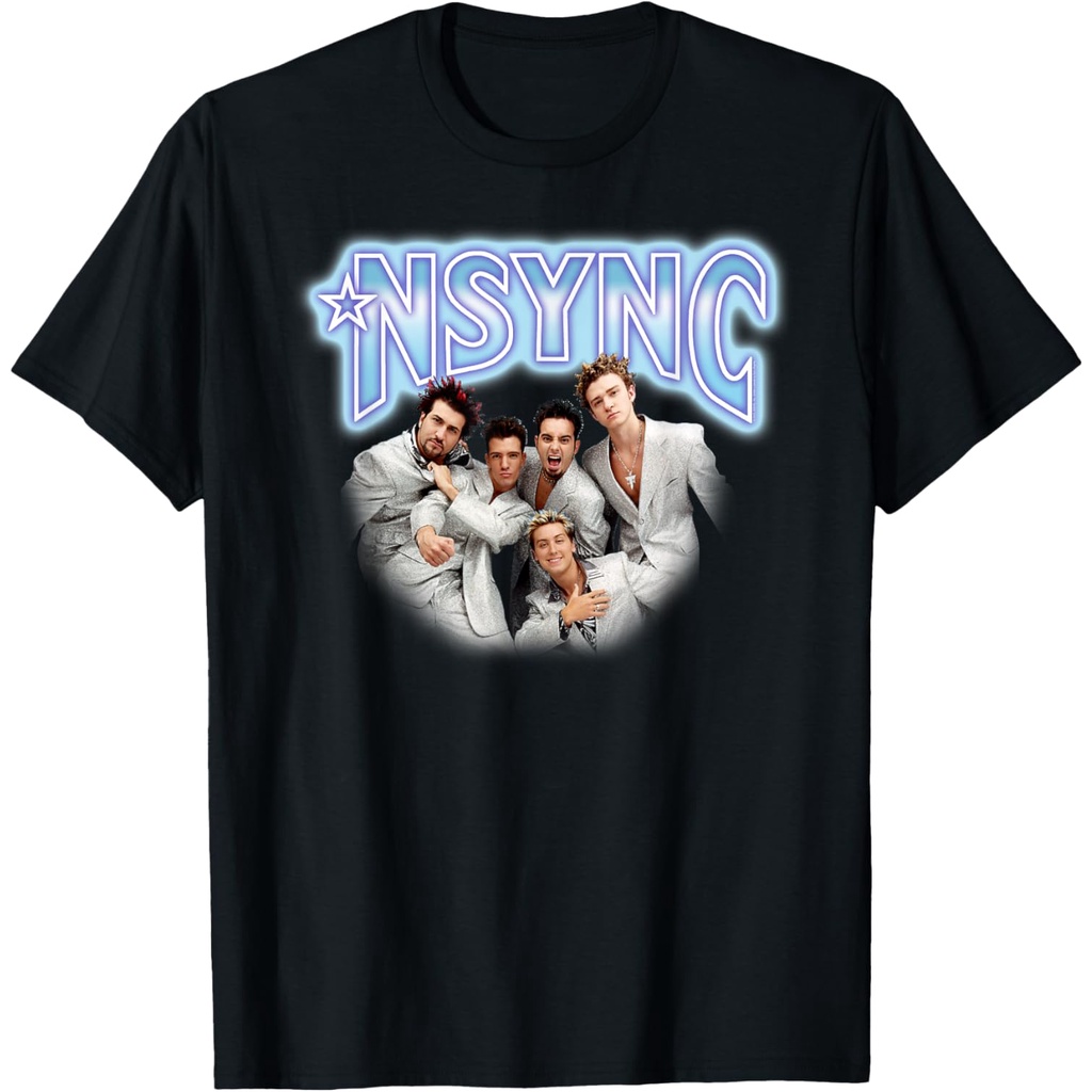 Kaos Unisex Hitam Resmi NSYNC