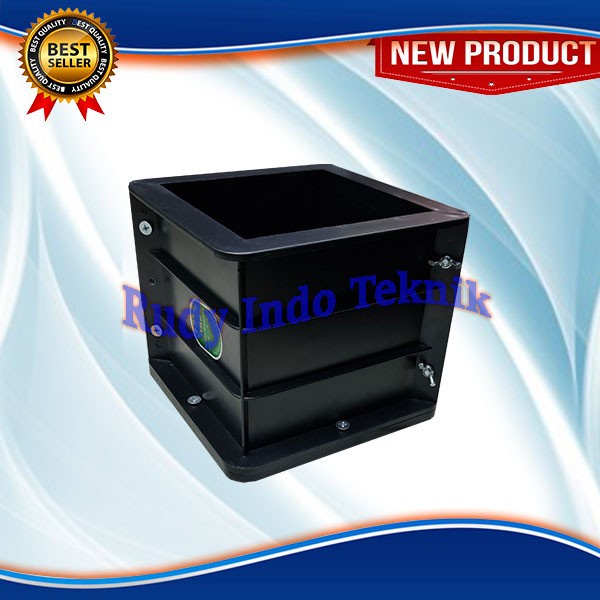 Cetakan Kubus Beton 15 cm x 15 cm x 15 cm / Cetakan Kubus Plastik