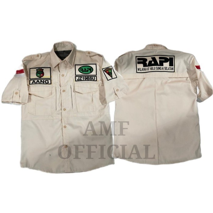 (BestSeller) Kemeja Reskrim / Kemeja Lapangan / Kemeja M-Tac Tangan Pendek Jumbo