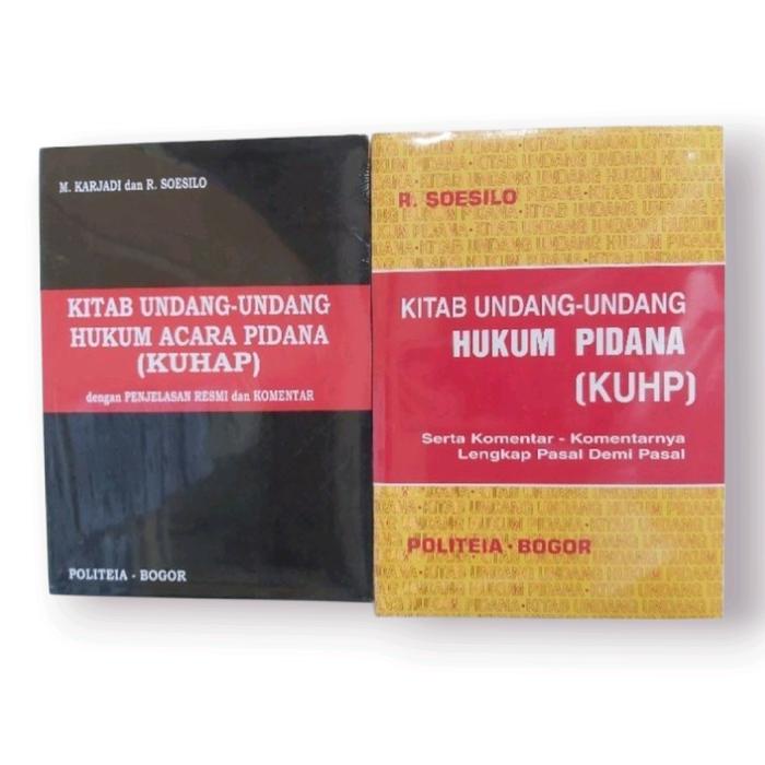 

Produk Terbaru Paket 2 Buku Kuhp R. Soesilo & Kuhap By R. Soesilo Cod