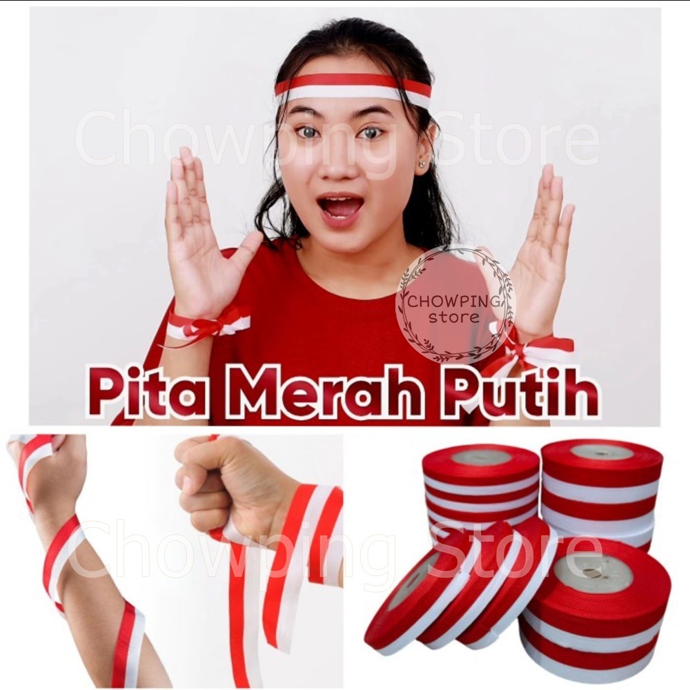 

PROMO / PITA KAIN Merah Putih Hiasan Dekorasi Dirgahayu HUT RI