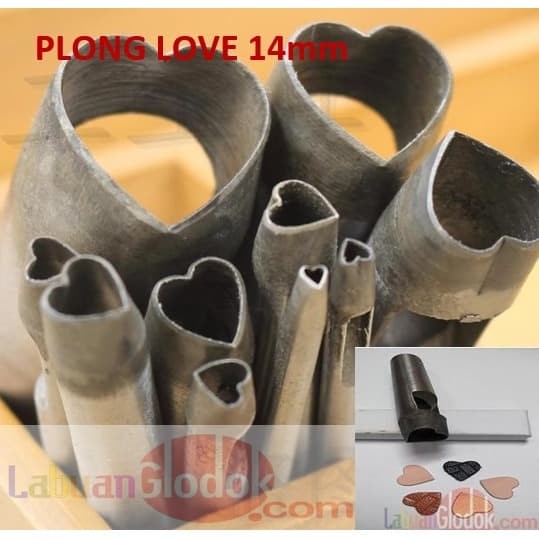 

Jual [READY] Plong Love Kulit 14mm - Love Shape Punch leather/plong love 14mm
