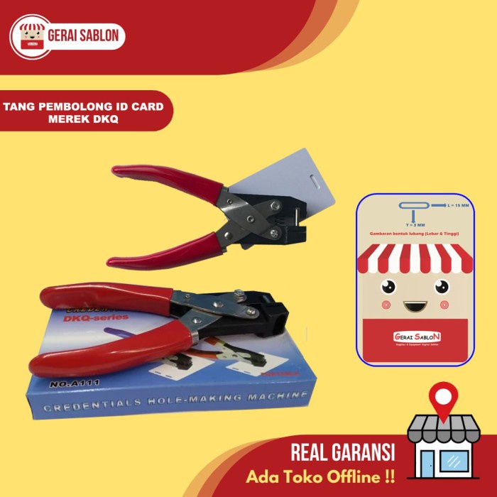 

Jual [READY] TANG PEMBOLONG PVC ID CARD BAGUS MERK DKQ