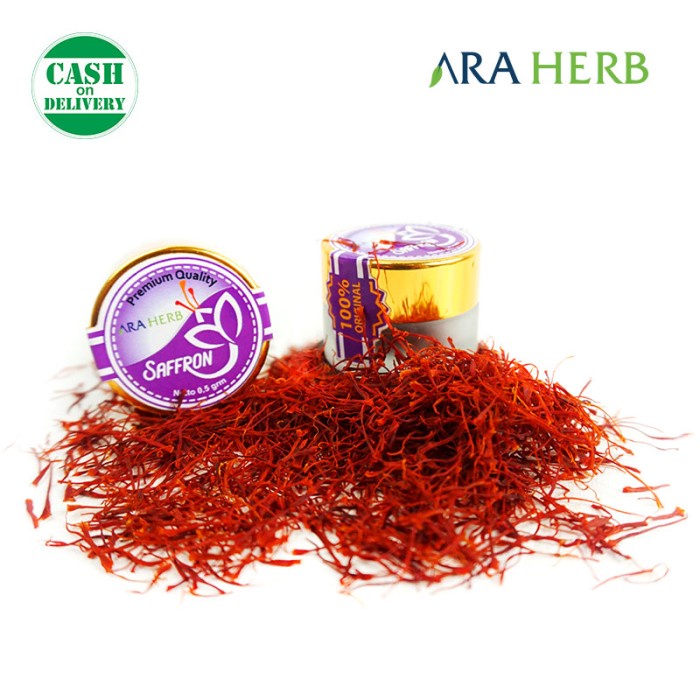 

Saffron 0,5 gr Safron kualitas Premium Original