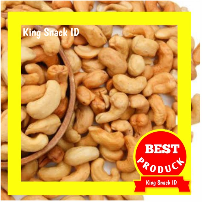 

1Kg Kacang Mede 2 Varian Rasa (Asin & Tawar) Mente Super Oven Panggang