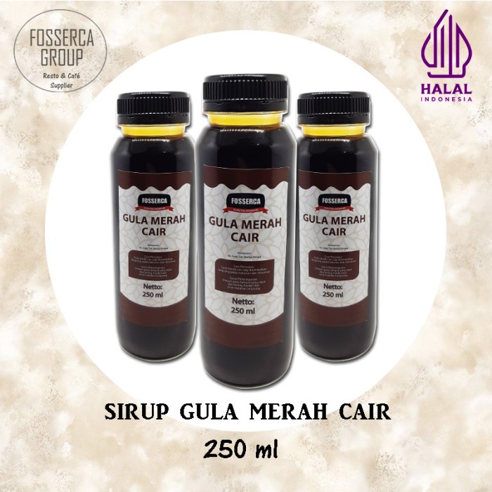 

Gula Aren Cair / Gula Jawa Cair / Brown Sugar Syrup 250 ml