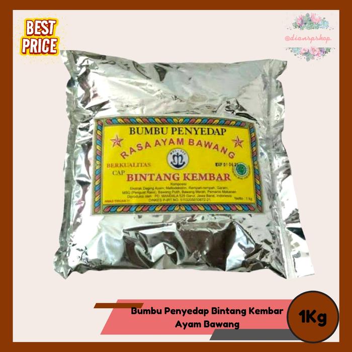 

Bumbu Penyedap Bintang Kembar Ayam Bawang 1kg