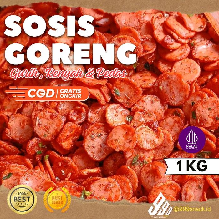 

Sosis Goreng Pedas Enak Gurih 1 Kg Food Camilan Snack Makanan kerupuk