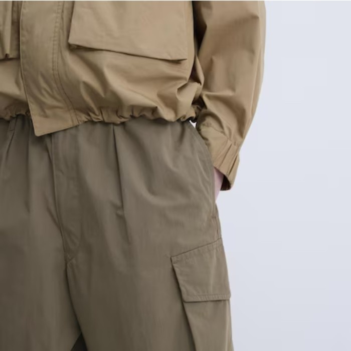 Hot Sale Uniqlo Wide Fit Parachute Cargo Pants Original