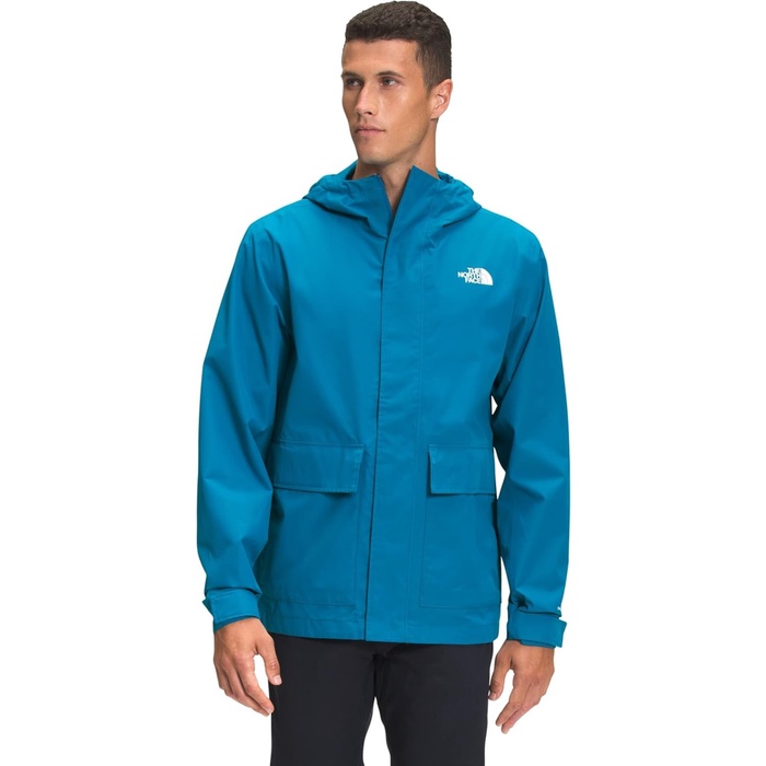 The North Face Men's Rain Jacket Original TNF Outdoor Jaket Pria Waterproof