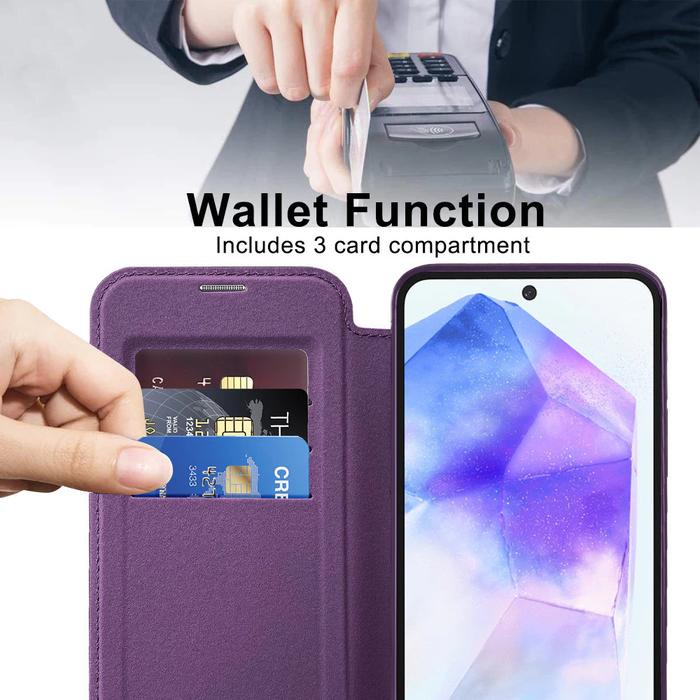 Case Flip Cover Untuk Samsung A35 A55 - Casing Untuk Samsung A Series - Jeevan Produk Unggulan