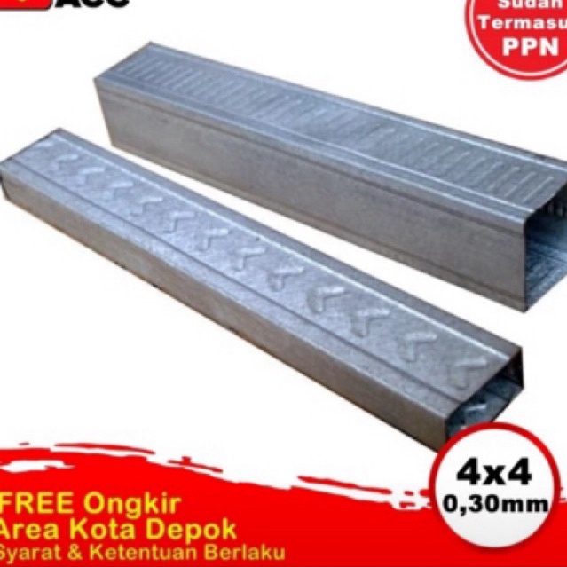 BESI HOLLOW HOLO GALVANIS 4x4 0.3mm AY0!