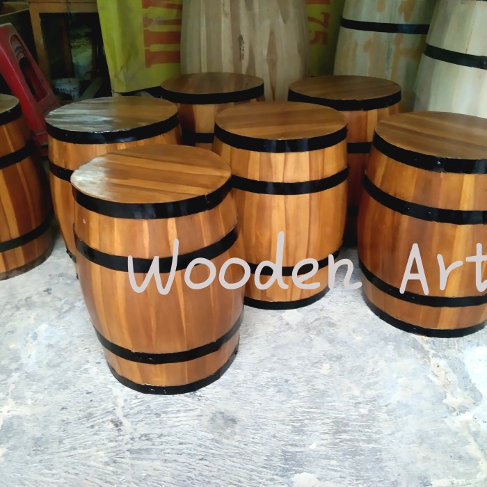 Terbaru Kursi Barrel / Gentong Kayu