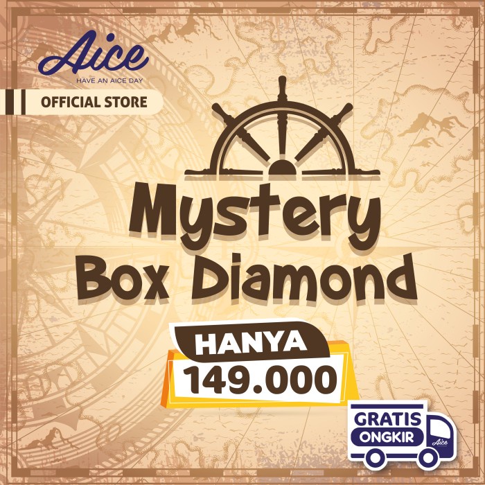 Sale Terbatas Aice Ice Cream Mystery Box Es Krim Diamond Aman
