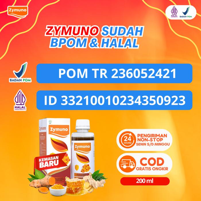 

Promo Terbatas Zymuno Paket 1 Botol - Madu Herbal Alami Original (Bpom & Halal) Bahan Honey Aman