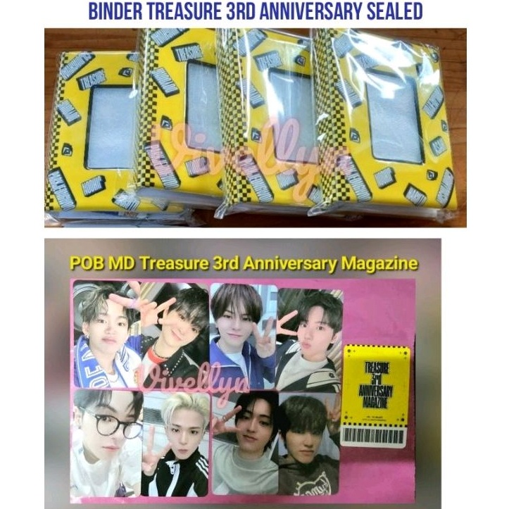 New (Ready Ina) Binder Treasure 3Rd Anniversary Magazine Sealed Pc Pob Md 3Rd Anniversary Original