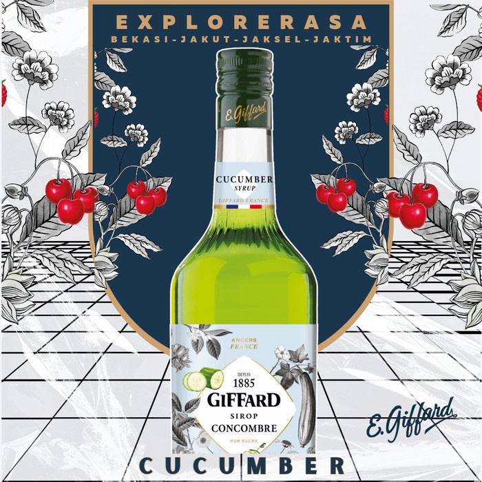 

Giffard syrup Cucumber 1L Sirup giffard timun 1 liter