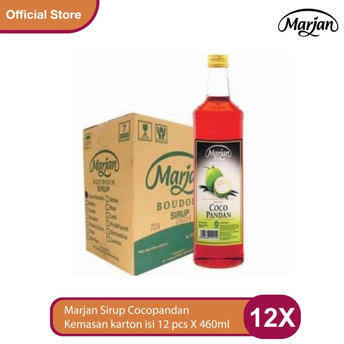 

Marjan Sirup Cocopandan 460 ml - Karton isi 12 pcs