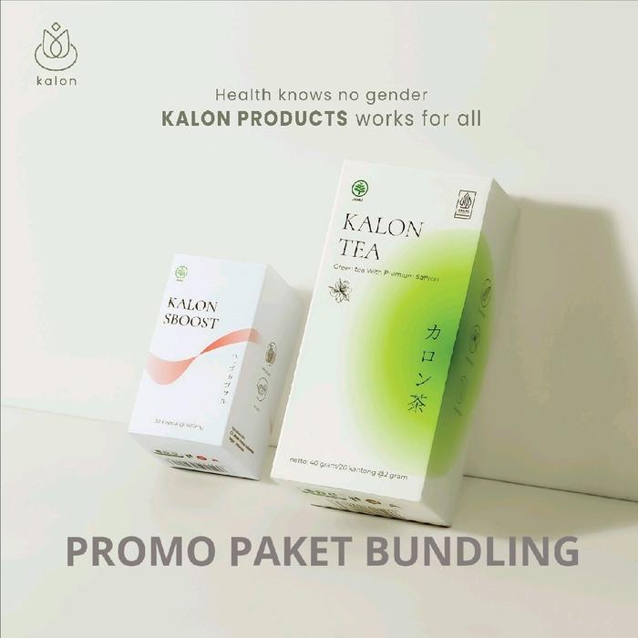

[PAKET BUNDLING] Kalon Greentea Kalon Sboost - Minuman Teh Alami green tea hijau celup