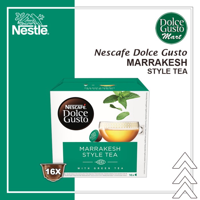

Capsule Nescafe Dolce Gusto Marrakesh Style Tea Original - Teh Hijau dan Mint Kemasan Kapsul