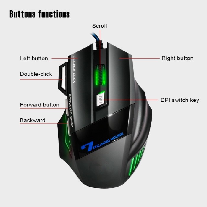 Mouse Gaming X7 K-One Gaming Mouse K-One X7