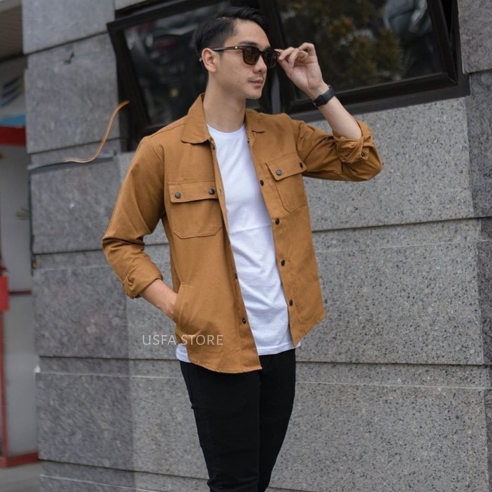 Promo Jaket Semi Parka, Kemeja Semi Parka, Canvas Trucker