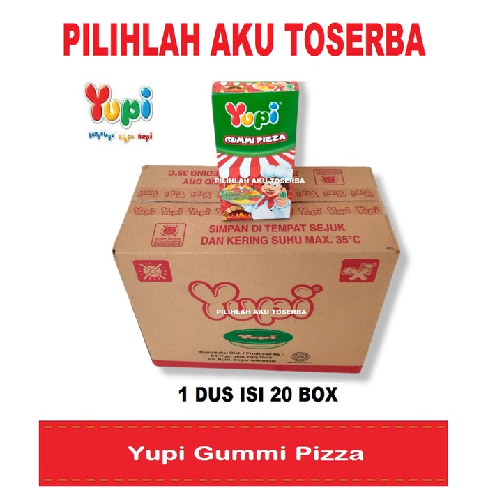 

YUPI GUMMI PIZZA BOX - ( HARGA 1 DUS ISI 20 BOX )