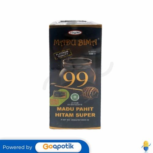 

Promo Terbatas Madu Bima 99 Madu Pahit Hitam Super 150 Ml Botol Aman