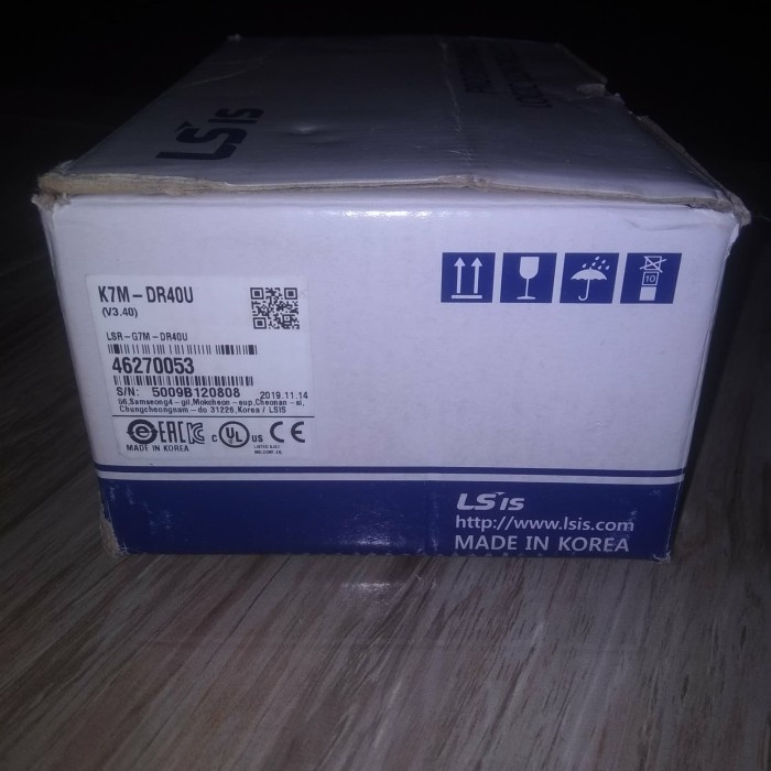 PLC LS MASTER K120S TYPE K7M-DR40U (40IO) NEW ORIGINAL TERLARIS