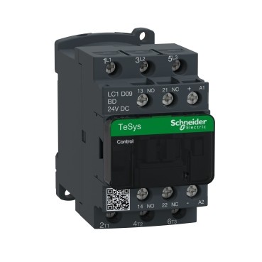 SCHNEIDER CONTACTOR LC1D09BD 24VDC