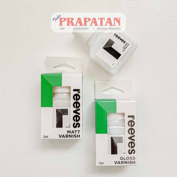 

HEMAT Reeves Acrylic Varnish 75ml Varnish Cat Akrilik