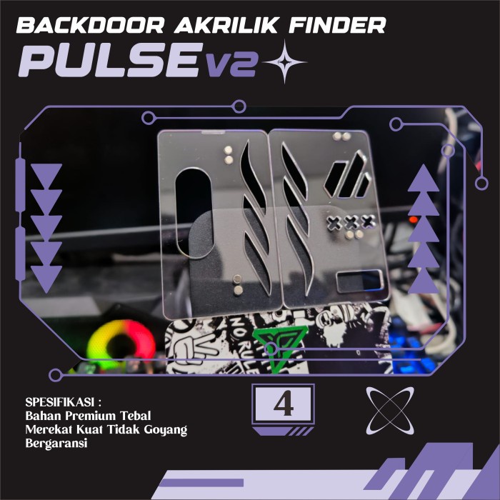 

BERMUTU NEW FINDER SPECIAL BACKDOOR AKRILIK PULSE V2 NEW SUPER PRESISI