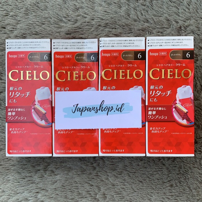 HOYU CIELO Hair Color Cream Pewarna Rambut Japan
