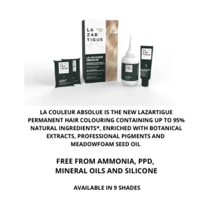 Cat Rambut ORI FRANCE Lazartigue Permanent Haircolor With Botanical Extracts