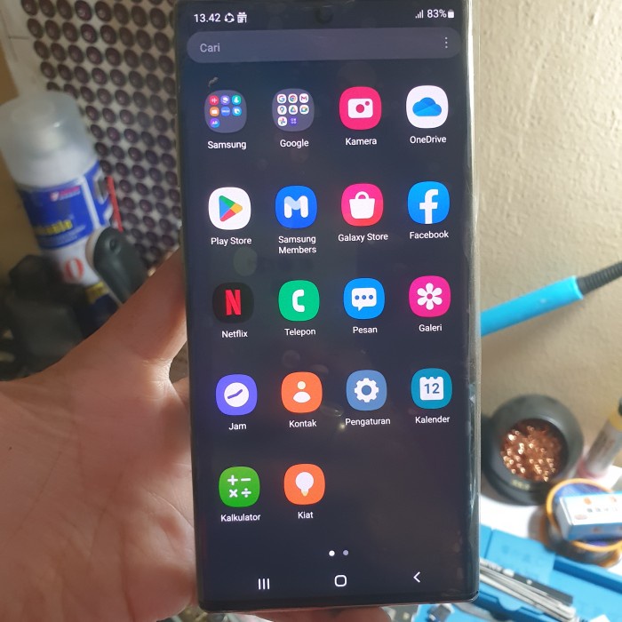 LCD BEKAS COPOTAN SAMSUNG NOTE 10 PLUS Sm-N975 Sm-N975F